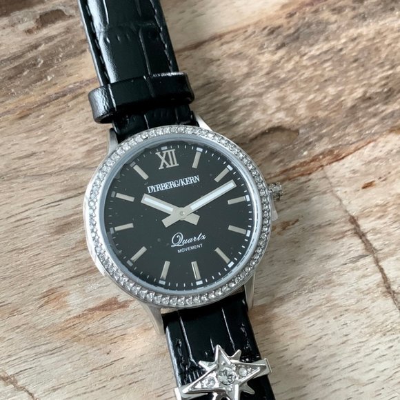 Dyrberg/Kern Emotion watch with removable charms and black sunray face - Picture 5 of 11